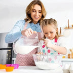 Stainless steel push & rotate egg whisk